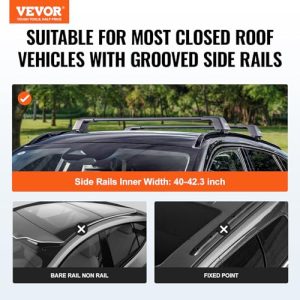 Max 120.8 cm (47.6-inch) Aluminum Roof Rack Crossbars