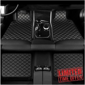 GDGFBYEH Custom Leather Car Floor Mats for Mercedes Benz Mercedes-EQ EQA 250 300 350 EQB 250 300 350
