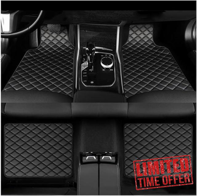 GDGFBYEH Custom Leather Car Floor Mats for Mercedes Benz Mercedes-EQ EQA 250 300 350 EQB 250 300 350