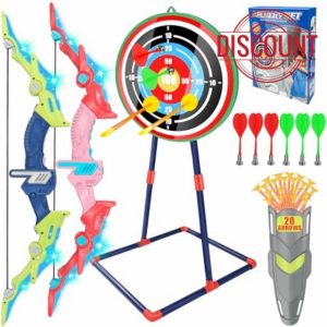 JUOIFIP 2 IN 1 Bow and Arrow