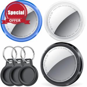 QCOQ Air Tracker Tag Compatible with Apple Find My (iOS Only)