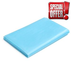 Wuyangcun Light Blue Pond Liner HDPE 0.2mm Durable Puncture Resistant for Koi Ponds Garden Fountains Reservoir 11.48ft X 16.40f