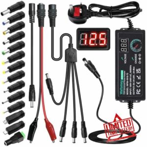 Universal Power Supply 3V~24V 3A 72W Adjustable Variable 3V 5V 9V 12V 18V 20V 24V AC/DC Adapter Charger