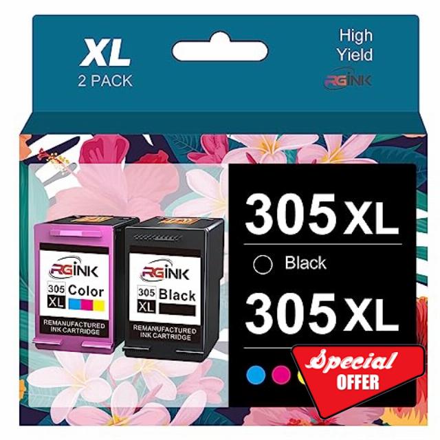 305 Ink Cartridges Black and Colour