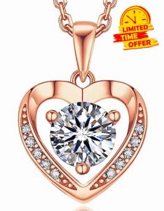 MomentWish Moissanite Necklace Heart