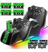 PS5/ PS5 Slim Stand for Disc & Digital Console, PS5 Cooling & Charging Station with 3-Level Fan &...