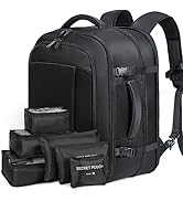 Lekespring Large Backpack Hand Luggage for Men Women 17 Inch Laptop Backpack Travel Backpack with...