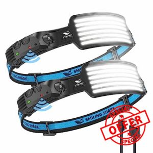 Smiling Shark Rechargeable Headlamp