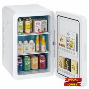 smilesun Mini Fridge 22Liter/30 Cans Cooler and Warmer Portable Mini Fridge for Bedroom with Adjustable Shelves