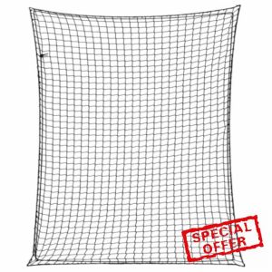 ** vidaXL Trailer Net 3x2.5m Black Elastic Rope - Cargo