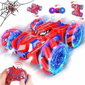 Spider Remote Control Cars - 2.4Ghz 360° Flips Double Sided Monster Truck for 4 5 6 7 8 Year Old Boys