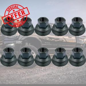 ATUOTPO 10Pcs Wheel Lug Nut Compatible with Dodge Ram 3500 4500 5500 2012-2024# 6509424AA