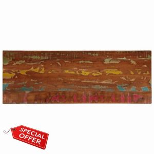 idaXL Solid Wood Table Top Replacement - Rustic Dining Tabletop