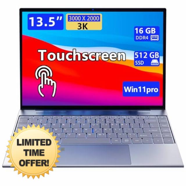 Morostron 13.5-inch portable touchscreen laptop