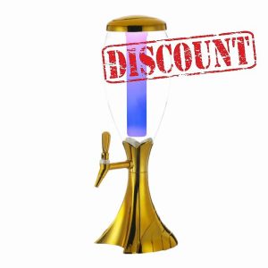 QmjdDymx Beer Tower 1.5l Graduated Beer Dispenser With Led Lights