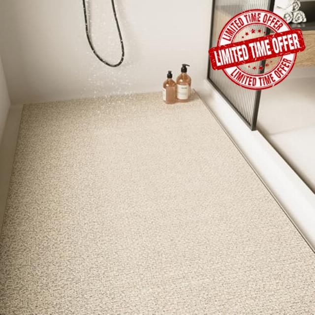 Large Shower Mat - Non Slip Anti Mould