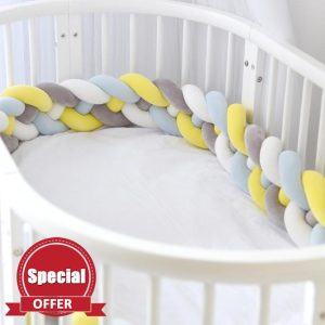 GYWZTJ Braided Cot Bumper