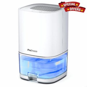 Pro Breeze 1000ml Dehumidifier for Bathroom - Quiet