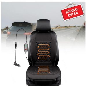 Wizvox Heated Car Seat Cushion 12V UK Heated Car Seat Cushion