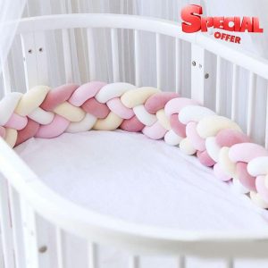 GYWZTJ Braided Cot Bumper
