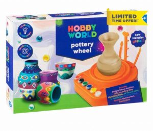 U.saf Hobby World Pottery Wheel for Kids – Complete Pottery Kit