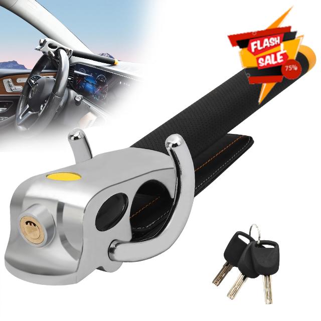 Steering Wheel Lock with Alarm