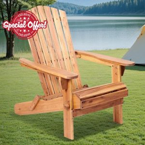 Ptsuker Folding Adirondack Chair For Relaxing Garden Chair Outdoor