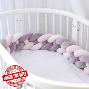 GYWZTJ Braided Cot Bumper