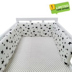 Aocase Cot Bumpers for Cot Bed