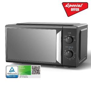 COMFEE' 19L 700W Black and Mirror Mini Microwave Oven