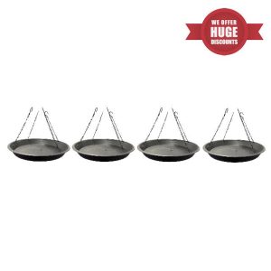 Large Bird Feeder Seed Catcher Tray Attachment (Pack of 4)