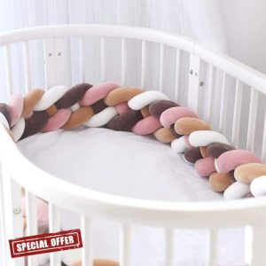 GYWZTJ Braided Cot Bumper