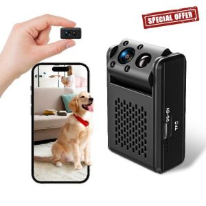 CustCare Spy Camera | WiFi Hidden Mini Camera with PIR Motion Detection - WiFi/No-WiFi | 90° Rotatable