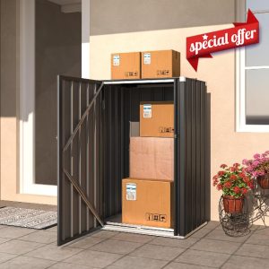 U-MAX Outdoor Garden Storage Box Small，Outdoor Cupboard & Cabinet for Garden