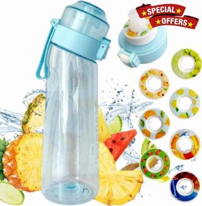 LIVERO Air Water Bottle with Scented Flavour Pods