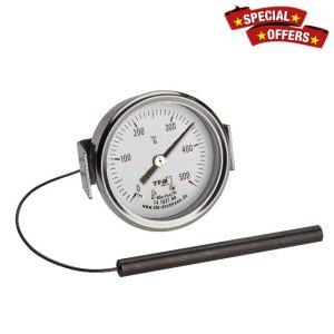 TFA Dostmann Analogue Stainless Steel Thermometer up to 500 °C