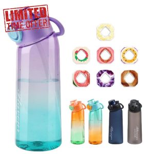 Metyniete Air Water Bottle with 7 Flavour Pods