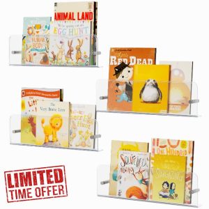 Lifewit Nursery Bookshelf 4 Pack