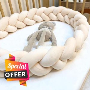 GYWZTJ Braided Cot Bumper