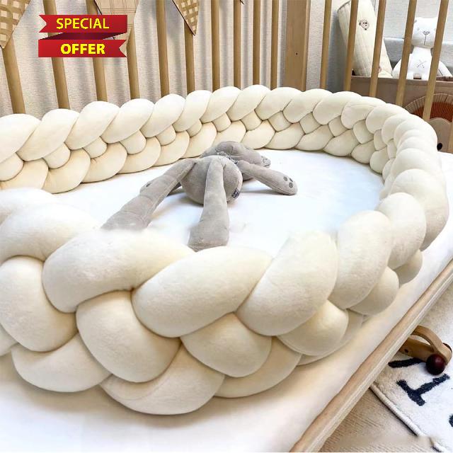 GYWZTJ Braided Cot Bumper