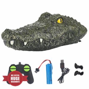 Jeorywoet Remote Control Alligator Head