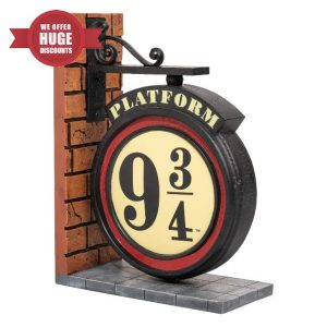 Grupo Erik Bookends - Harry Potter Platform 9 3/4 Sign Book Ends | Harry Potter Gifts