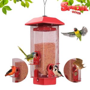 Metal Bird Feeder for Wild Birds