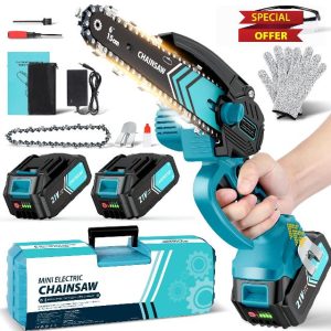Mini Chainsaw Cordless 6 Inch