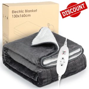 Lyssiefeel Electric Heated Blanket Throw