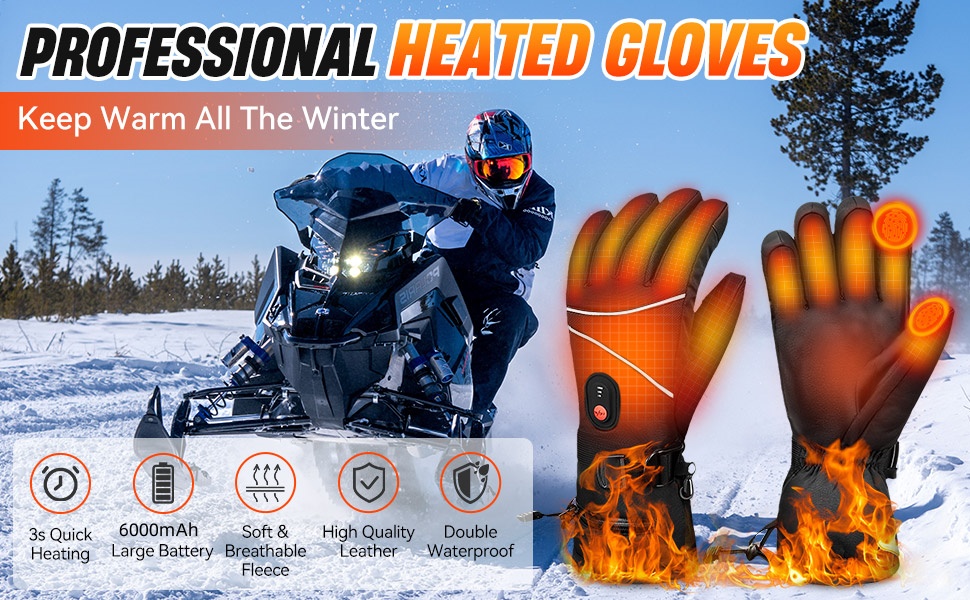 Heated Gloves; Heated Gloves for Men; Heated Gloves for Women; Heated Gloves Rechargeable