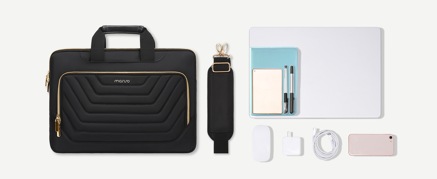 MOSISO Laptop Shoulder Bag
