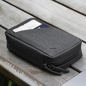 waterproof zipper resistant storage case travel electronics accessory cable travel pouch tech kit