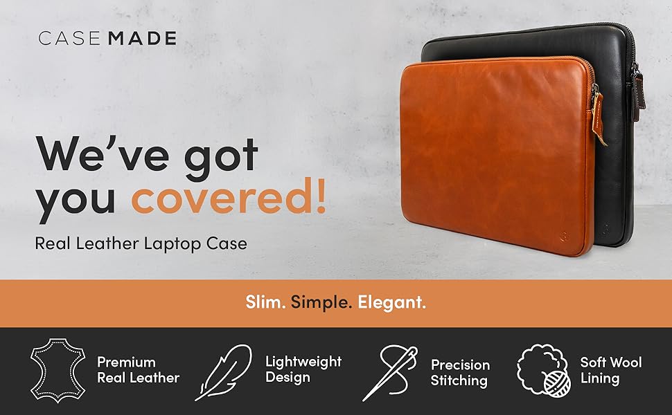 Leather macbook sleeve, macbook case