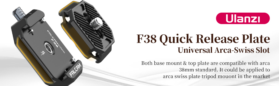 F38 quick release plate